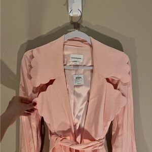 NWT Club Monaco Blush Scalloped Jacket